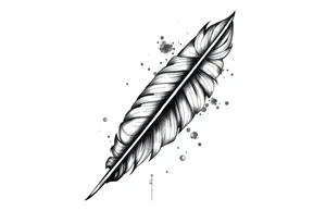 FEATHER tattoo idea