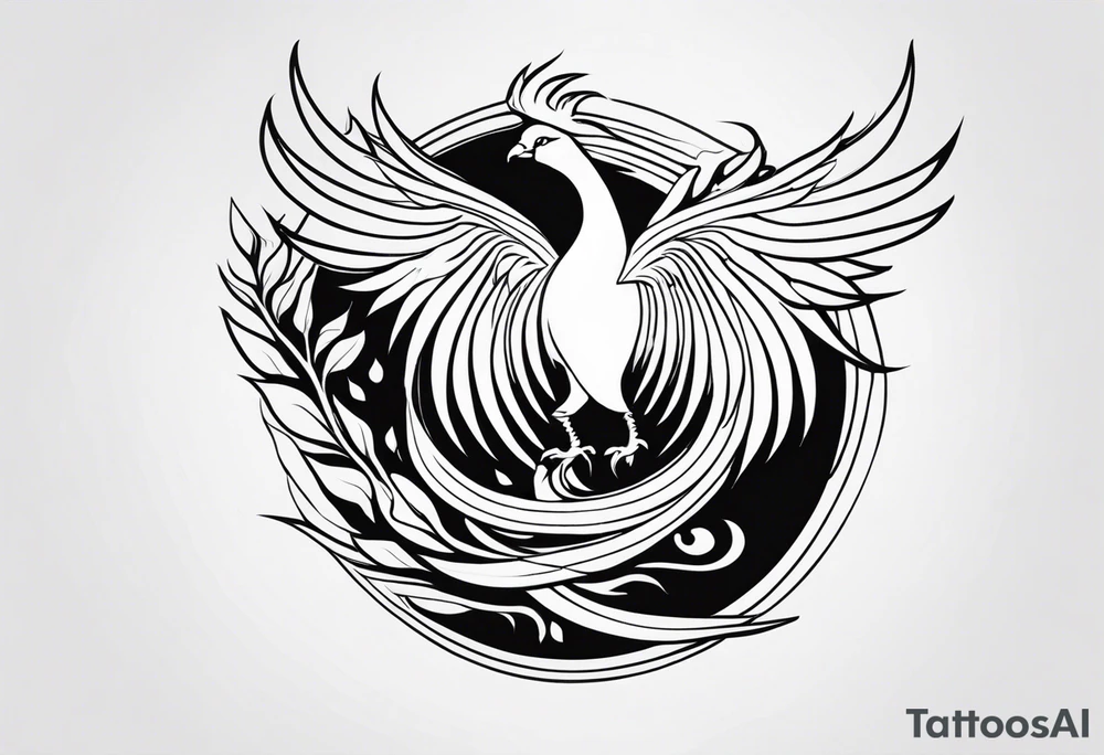 phoenix tattoo idea