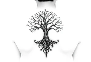 Irish shoulder tattoo, that is non-religious and has a Celtic tree tattoo idea