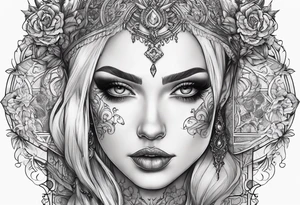 gothic tattoo idea