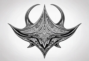 Manta ray neuticsl star tattoo idea