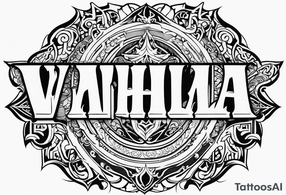 Valhalla heaven tattoo idea