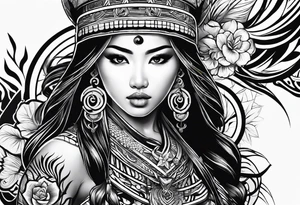 Vietnam tribal tattoo idea