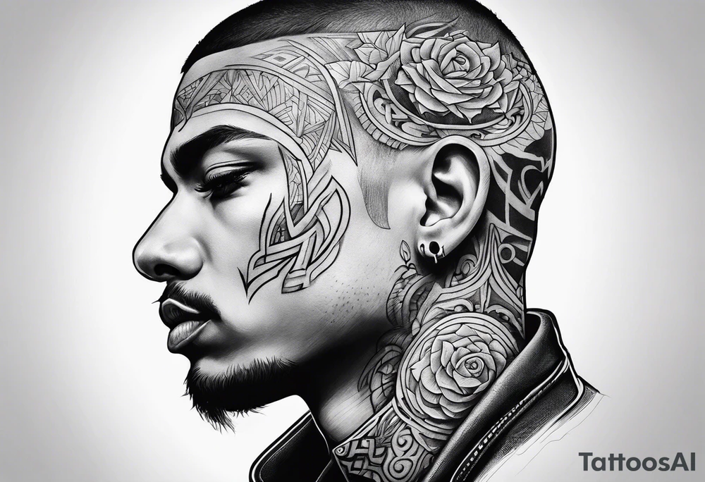 discipline and consistency surrounded by a face tattoo idea discipline and consistency surrounded by a face tattoo idea