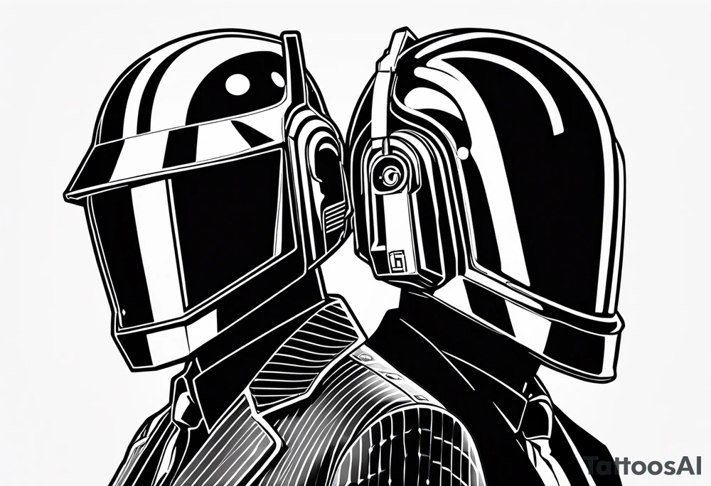 daft punk zrh tattoo idea