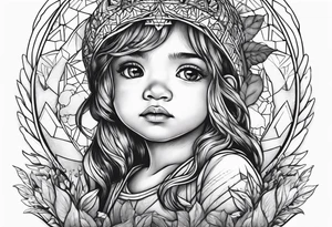 a child who carries the earth on his back tattoo idea