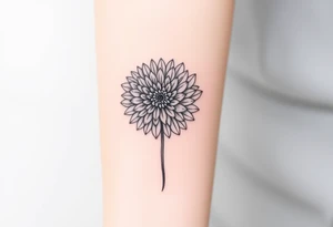 Chrysanthemum tattoo idea