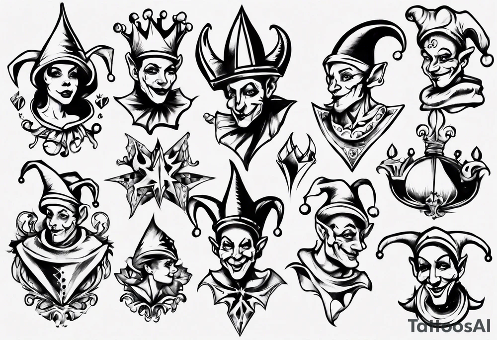 Court Jester tattoo idea