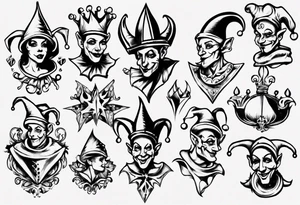 Court Jester tattoo idea