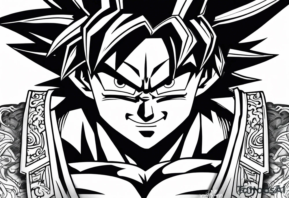 Son Goku tattoo idea