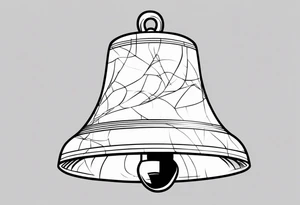 cracked bell tattoo idea