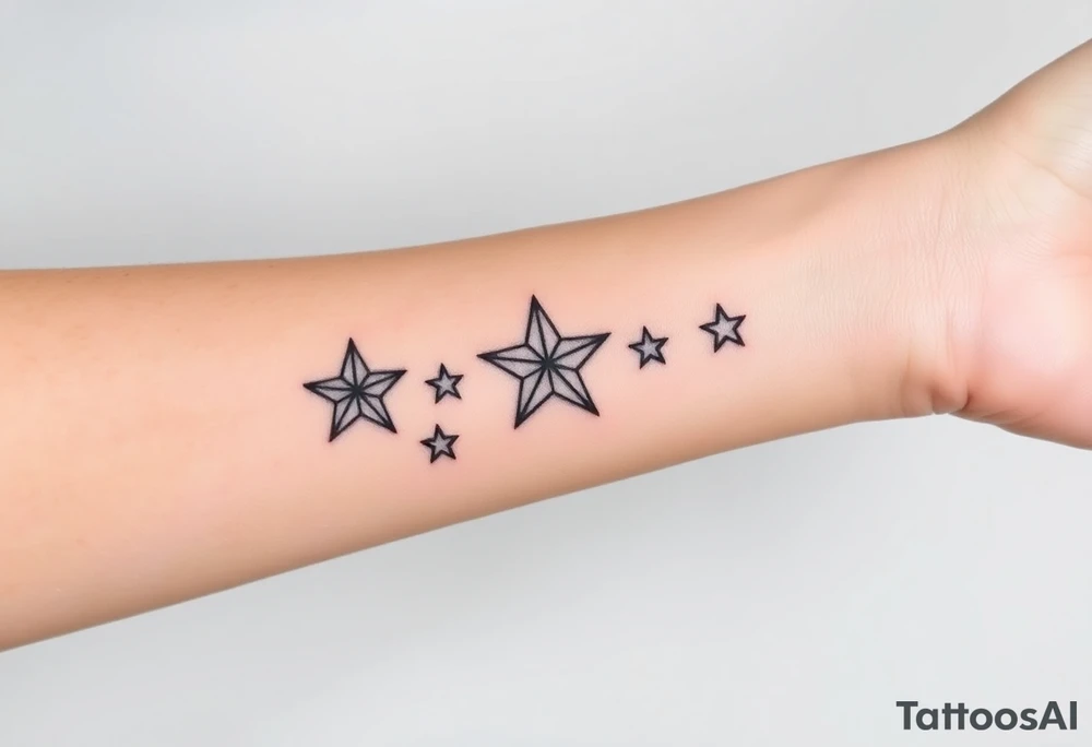 Stars tattoo idea