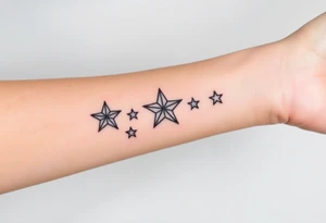 Stars tattoo idea