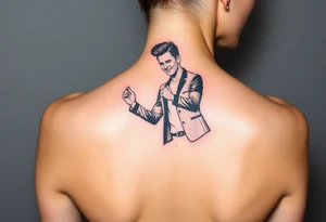 Rick Astley Never Gonna Give You Up Dance Pose tattoo idea