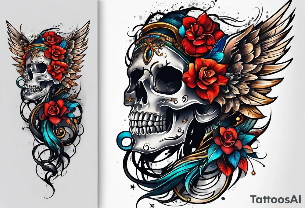 Music tattoo idea