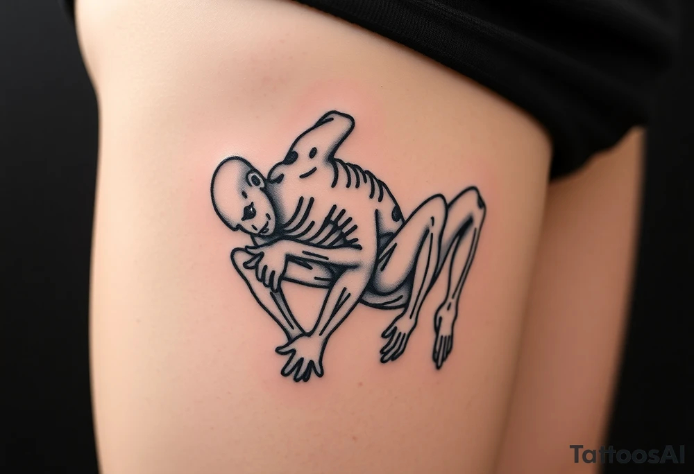 Contortionist tattoo idea