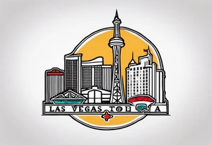 Las Vegas tattoo idea