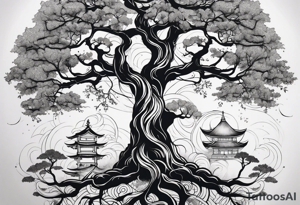 Family tree tattoo idea