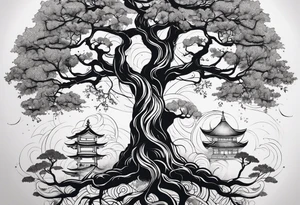 Family tree tattoo idea