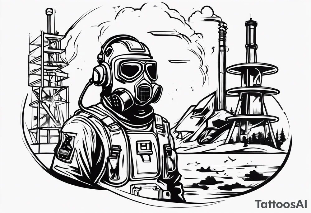 chernobyl liquidator suit tattoo idea