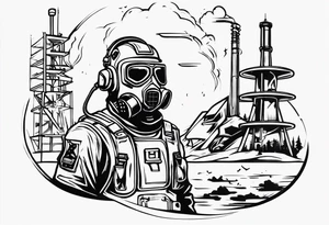 chernobyl liquidator suit tattoo idea