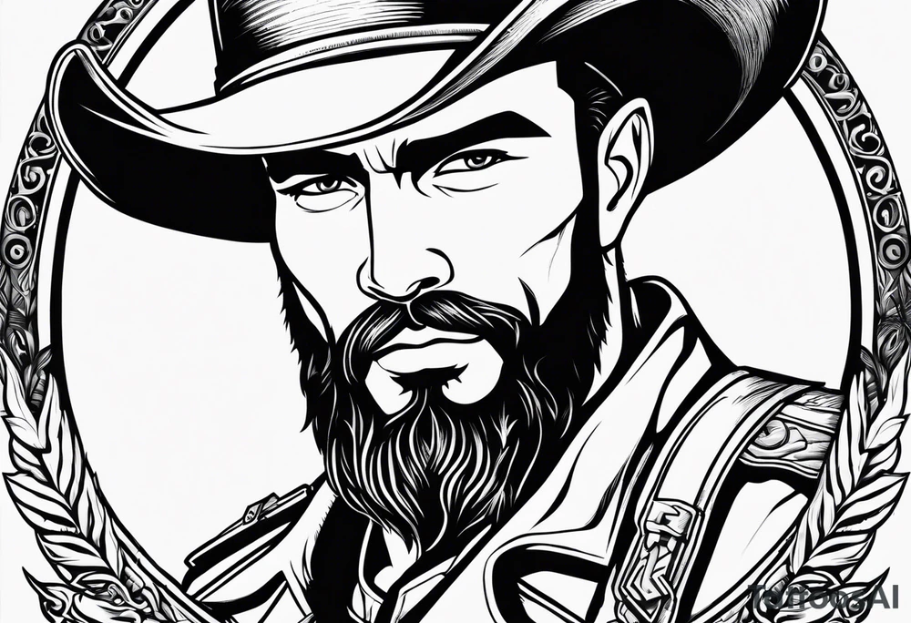 ranger coming out of a book tattoo idea