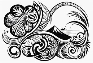 hawaian tribal tattoo idea