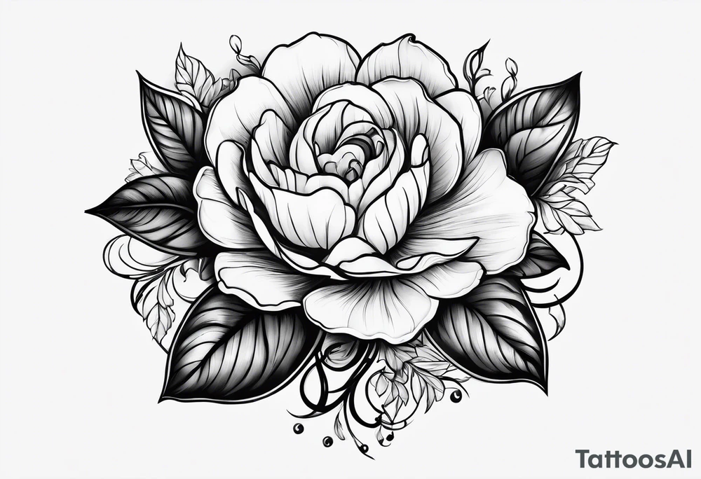 True crime my favorite murder flower tattoo idea