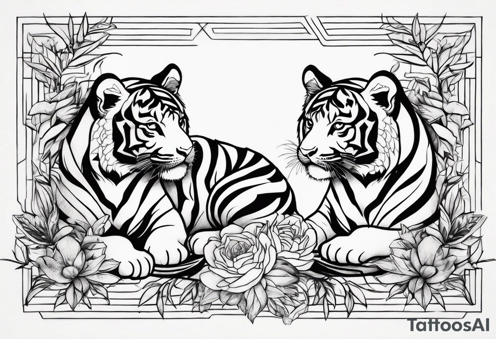 tiger cubs tattoo idea