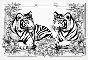 tiger cubs tattoo idea