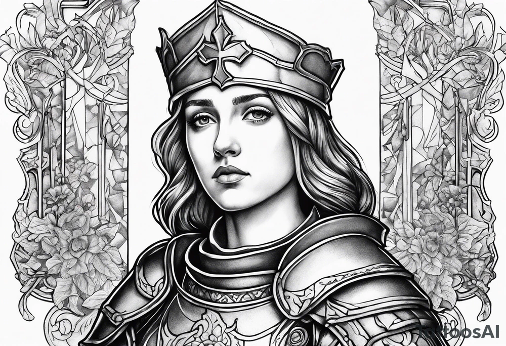 Joan of arc tattoo idea