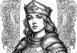 Joan of arc tattoo idea