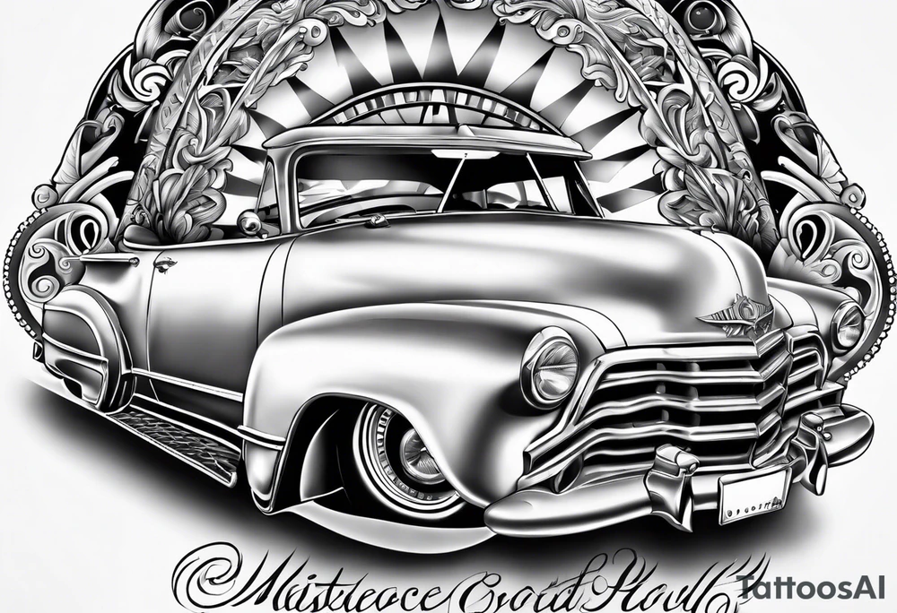 chicano lowrider tattoos tattoo idea