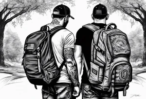 Rucking, brotherhood, fitness, GrowRuck tattoo idea