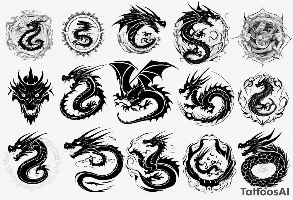 dragon tattoo idea
