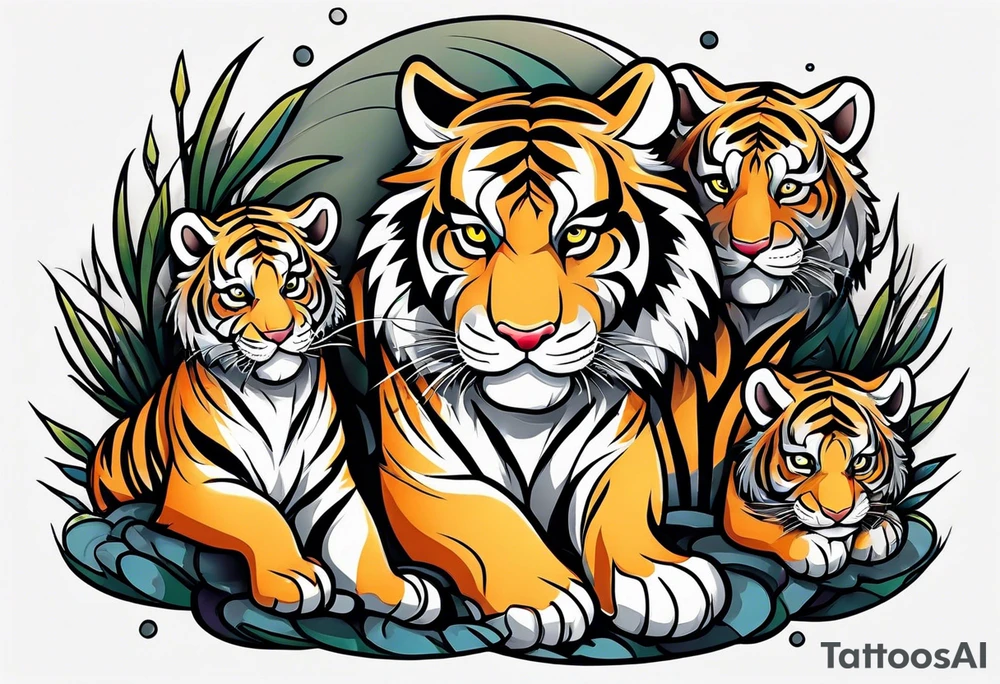 Tiger & Cubs tattoo idea