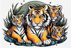 Tiger & Cubs tattoo idea
