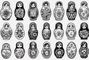 russian doll tattoo idea