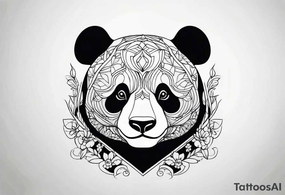 panda tattoo idea