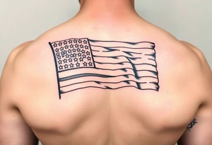 US Navy flag tattoo idea