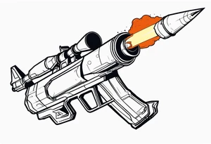 halo 3 rocket launcher the spnkr tattoo idea