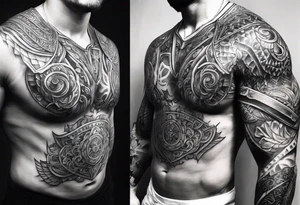SHOULDER ARMOUR TATTOO tattoo idea
