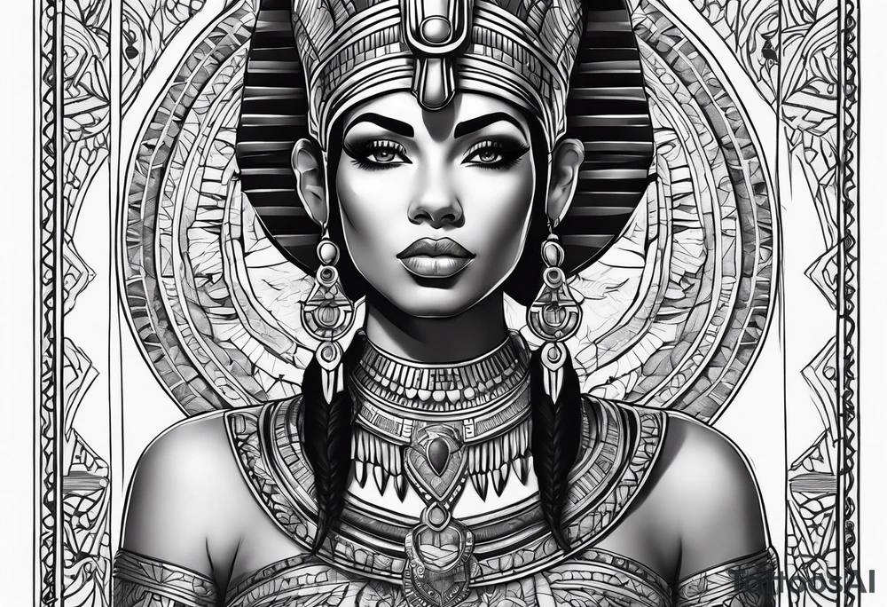 cleopatre tattoo idea