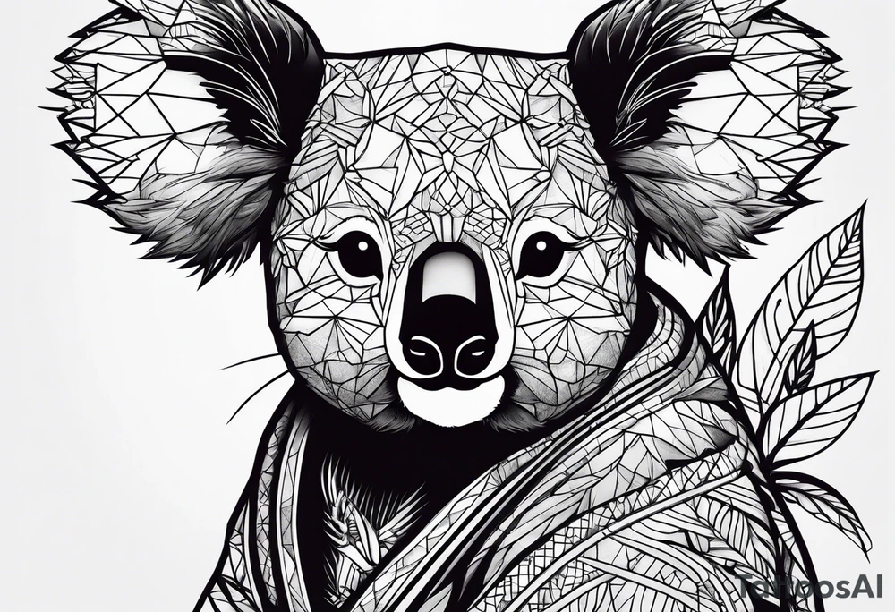 Koala samouraï woods tattoo idea