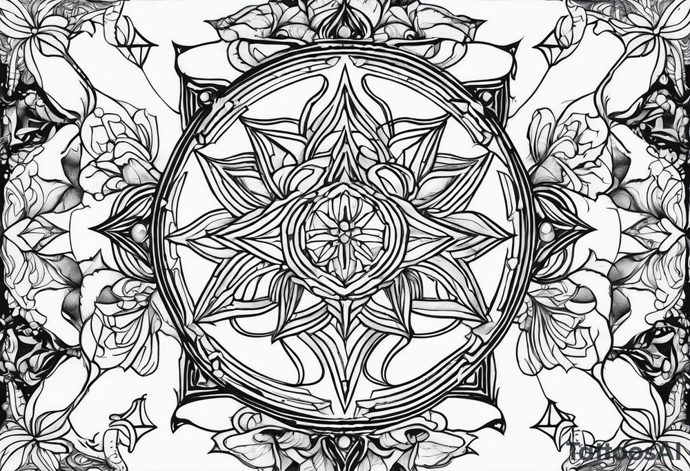 Crystal tattoo idea