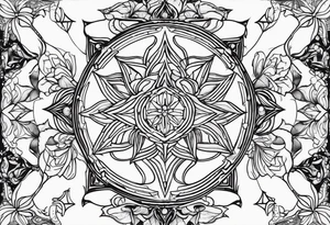 Crystal tattoo idea