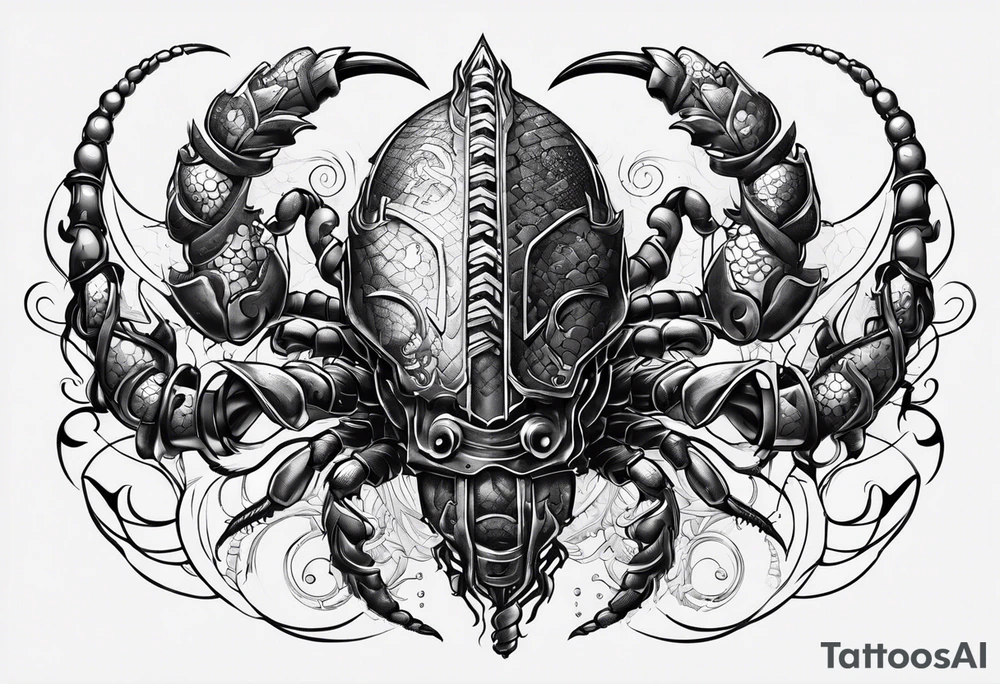 scorpio tattoo idea