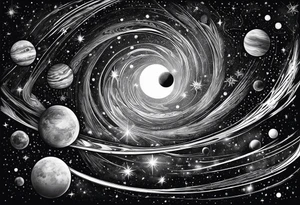 milky way galaxy tattoo idea