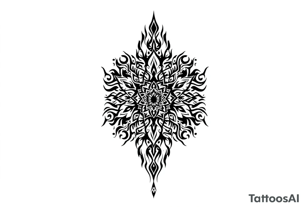 mandala tattoo idea