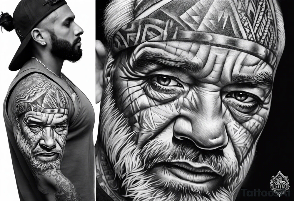 Father strong tattoo idea